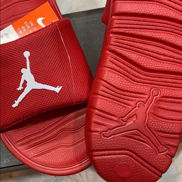 JORDAN BREAK SLIDE Gym Red/White - Picture 11 of 16